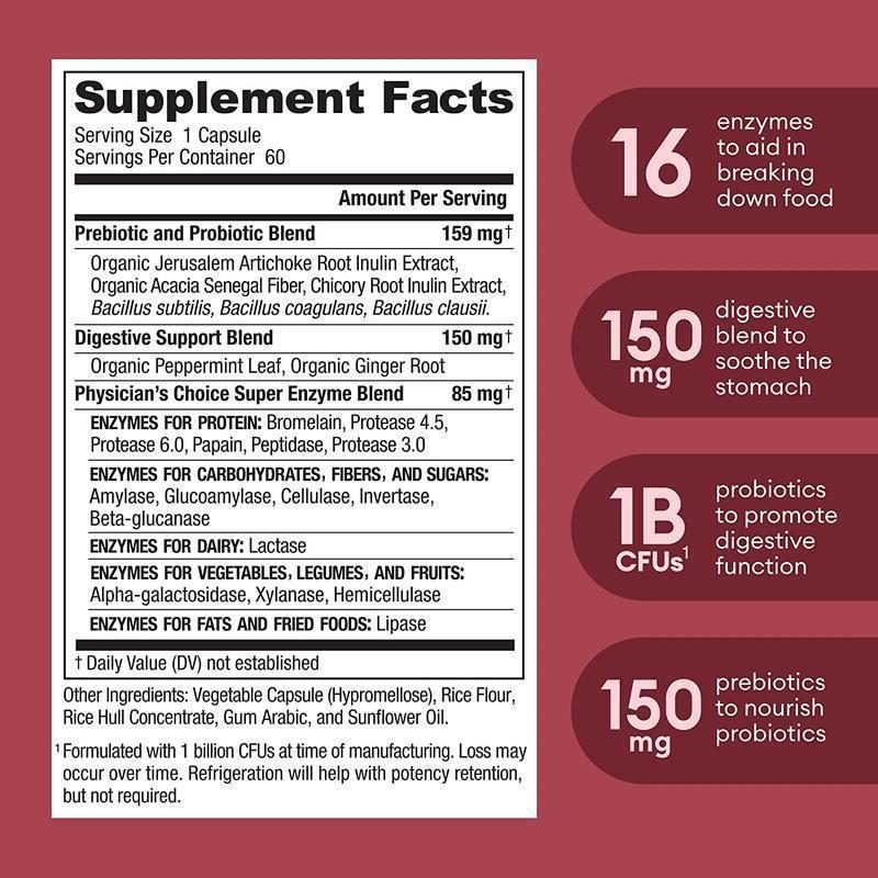 Digestive Enzyme Probiotic Capsules