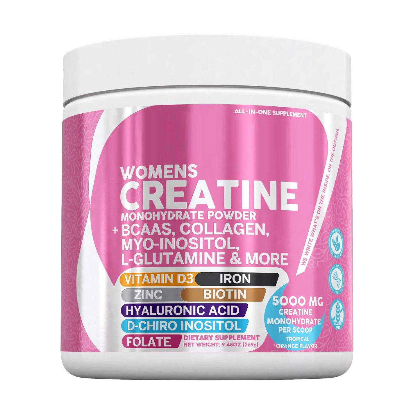 Creatine Collagen Biotin Supplement Powder